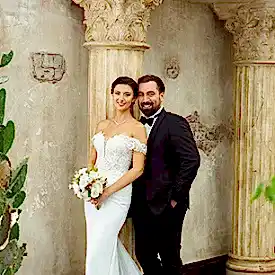 antik yunan düğün fotoğraf konsepti