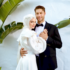 beyaz pano düğün fotoğraf konsepti